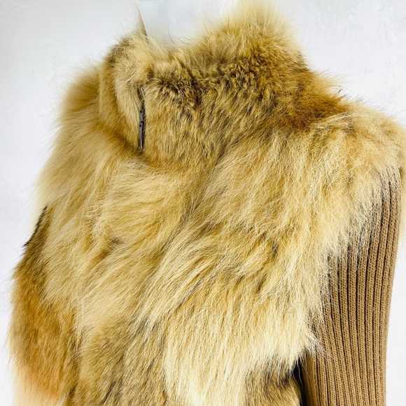 Vintage Fox Fur knitted sleeve jacket - Picture 10 of 15